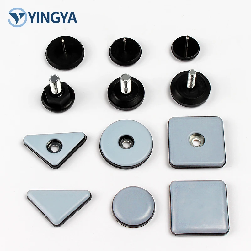 Self-Adhesive Furniture Glide Moving Pad Stick-On Furniture Slider Bumper Floor Protector for Chair Table Sofa Appliances