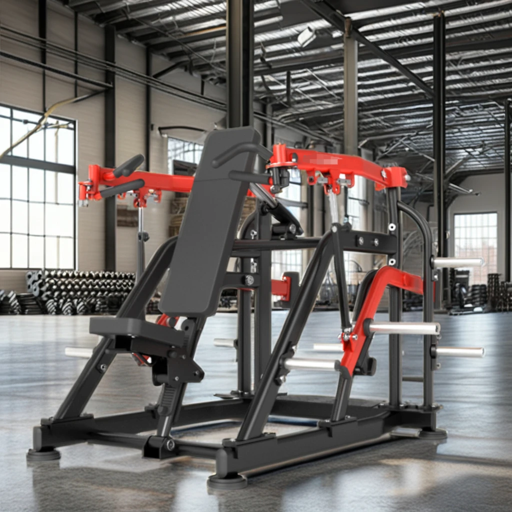 Commercial gym machines fitness equipment Plate loaded  Professional Shoulder press with dual handle for gym center use