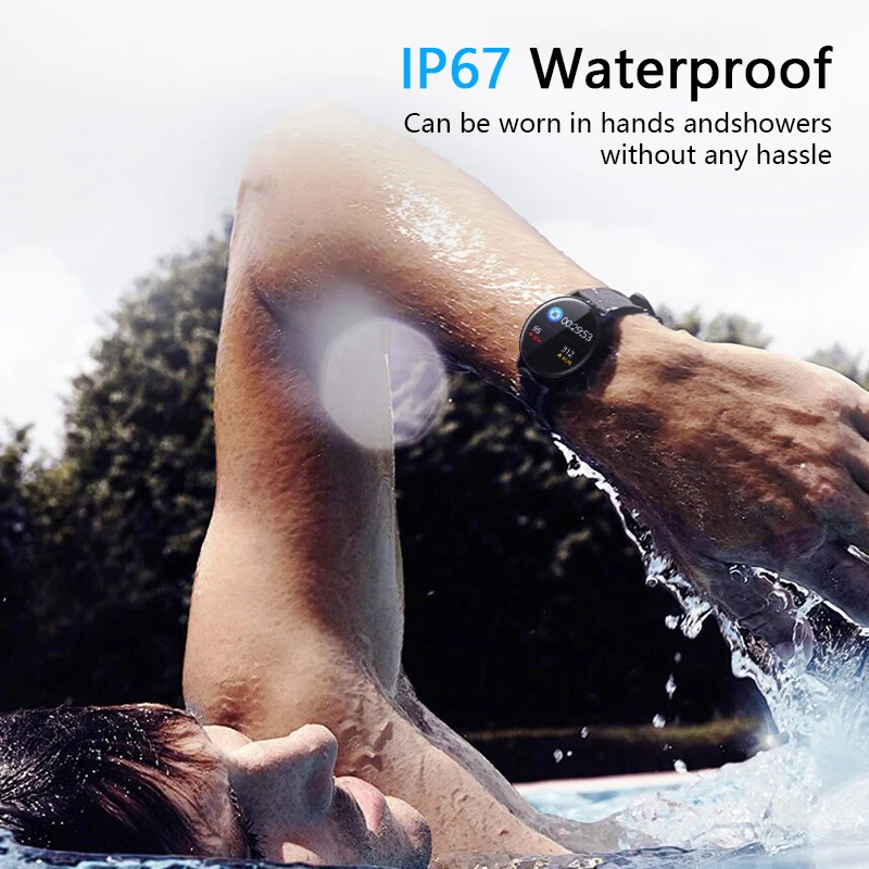 
2020 New Amazon best selling T20 body temperature smart watch pedometer heart rate smart bracelet reminder sports bracelet 