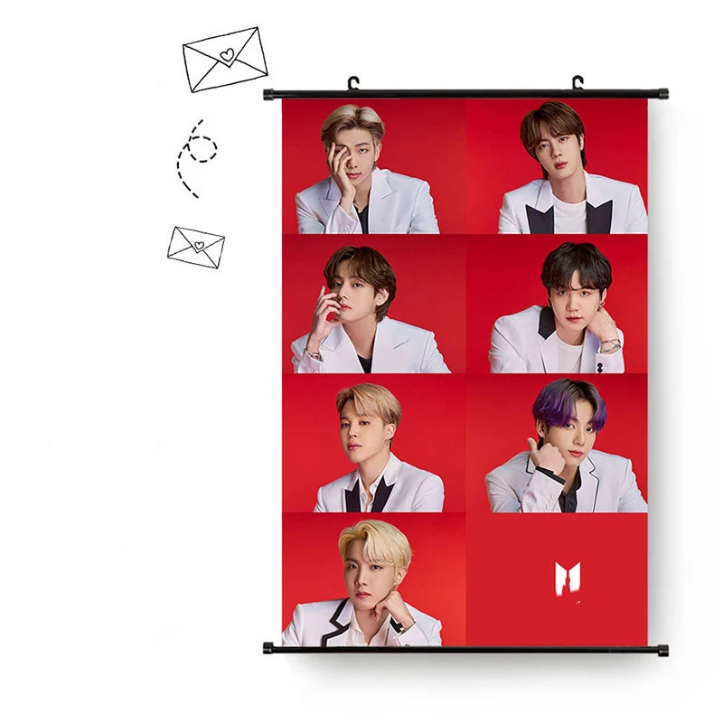 Оптом Kpop Idol Bangtan Boys соответствует LDF фото гобелен тканевый постер Висячие