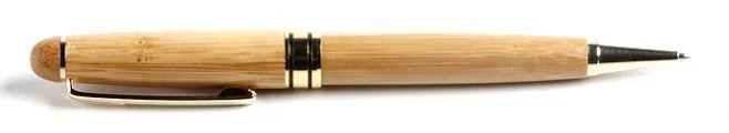 Recycle Customized Bamboo Ball Pen Promotional Bamboo Material Pen For Hotel
