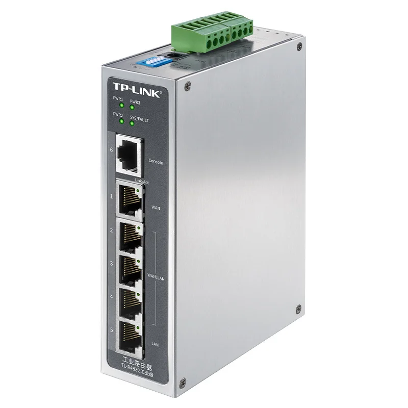 Multi WAN Gigabit Enterprise VPN Router TL-R483G Industrial Enterprise WiFi IP30 Antenna Interface Smart Switch Wifi