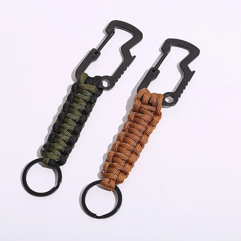 Multi Use Stainless Steel EDC Mini Hanging Buckle Clip Bottle Opener