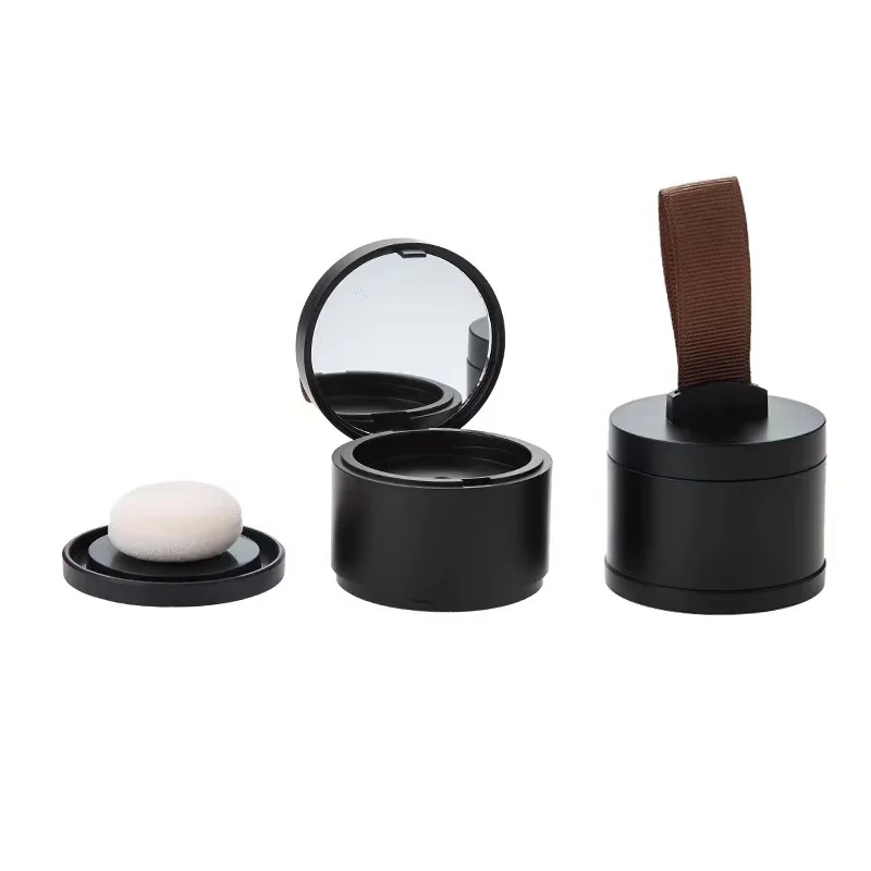 Wholesale Cosmetics 4g Foundation Makeup Jar Hairline Puff Box For Powder Box Facial Makeup Plastic Packaging Container