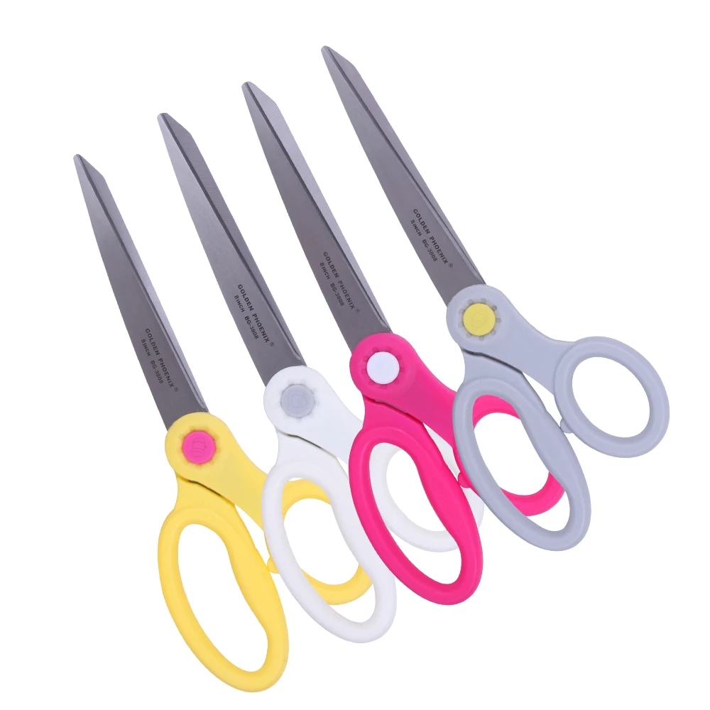 Ножницы из нержавеющей стали с лезвием 8 дюймов разных цветов школьные безопасные для учеников школы