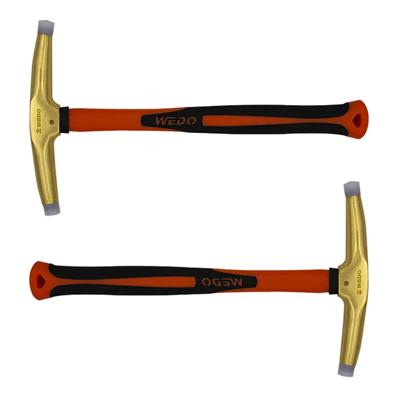 WEDO High Quality Non sparking Safety brass copper Nylon Hammer