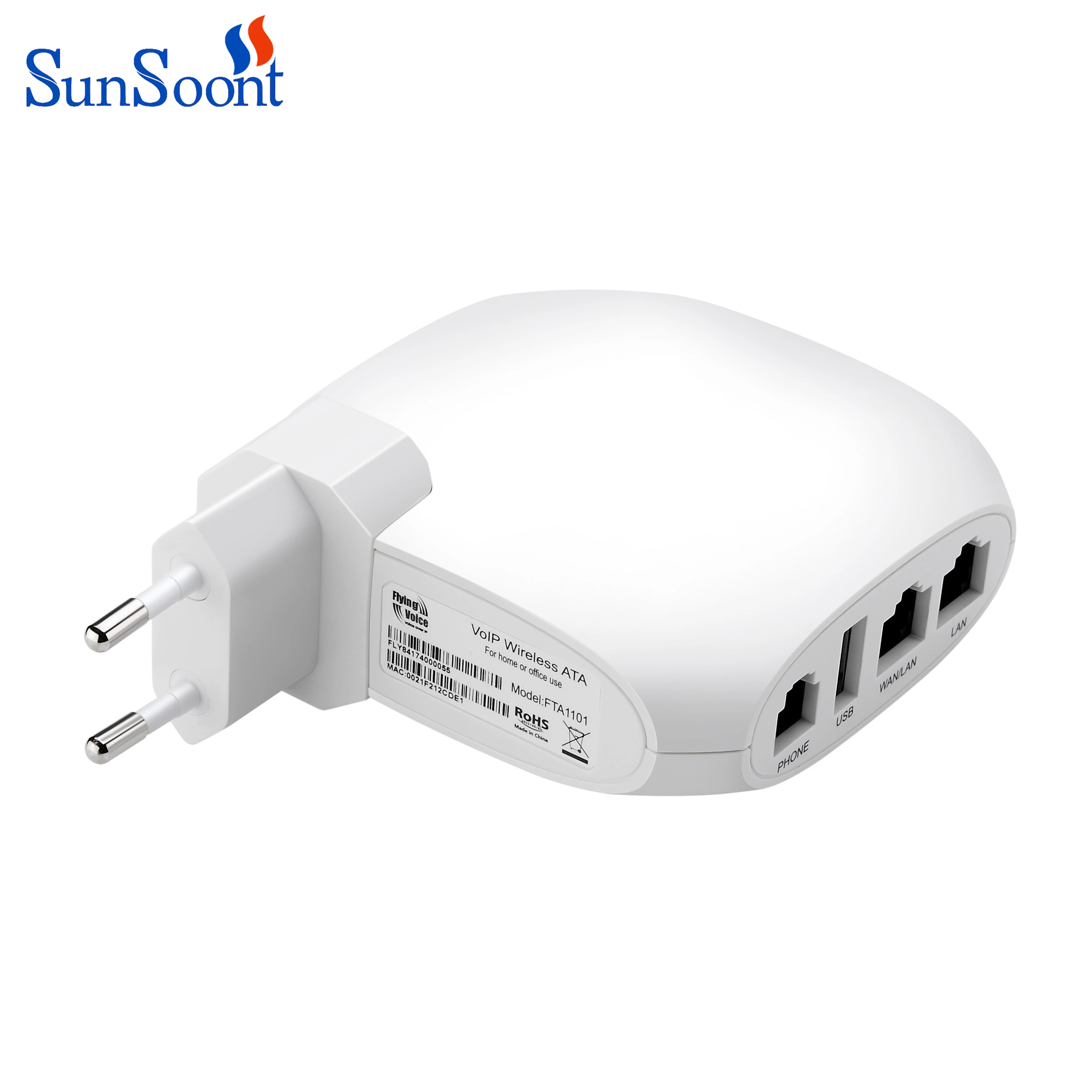 FTA1101 voip micro Router GATEWAY with RJ11 FXS RJ45 Lan Port for Indoor Home or Office Use