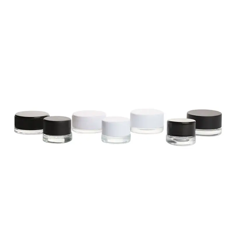 KDG Brand Herb Glass Child Resistant Glass 5ML Concentrate Containers Jar with Child Proof Lids Concentrate Packaging