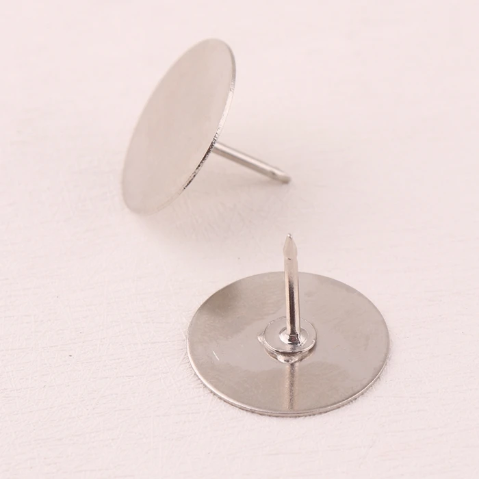 customized 17*12mm brass butterfly clutch back pin for lapel badge