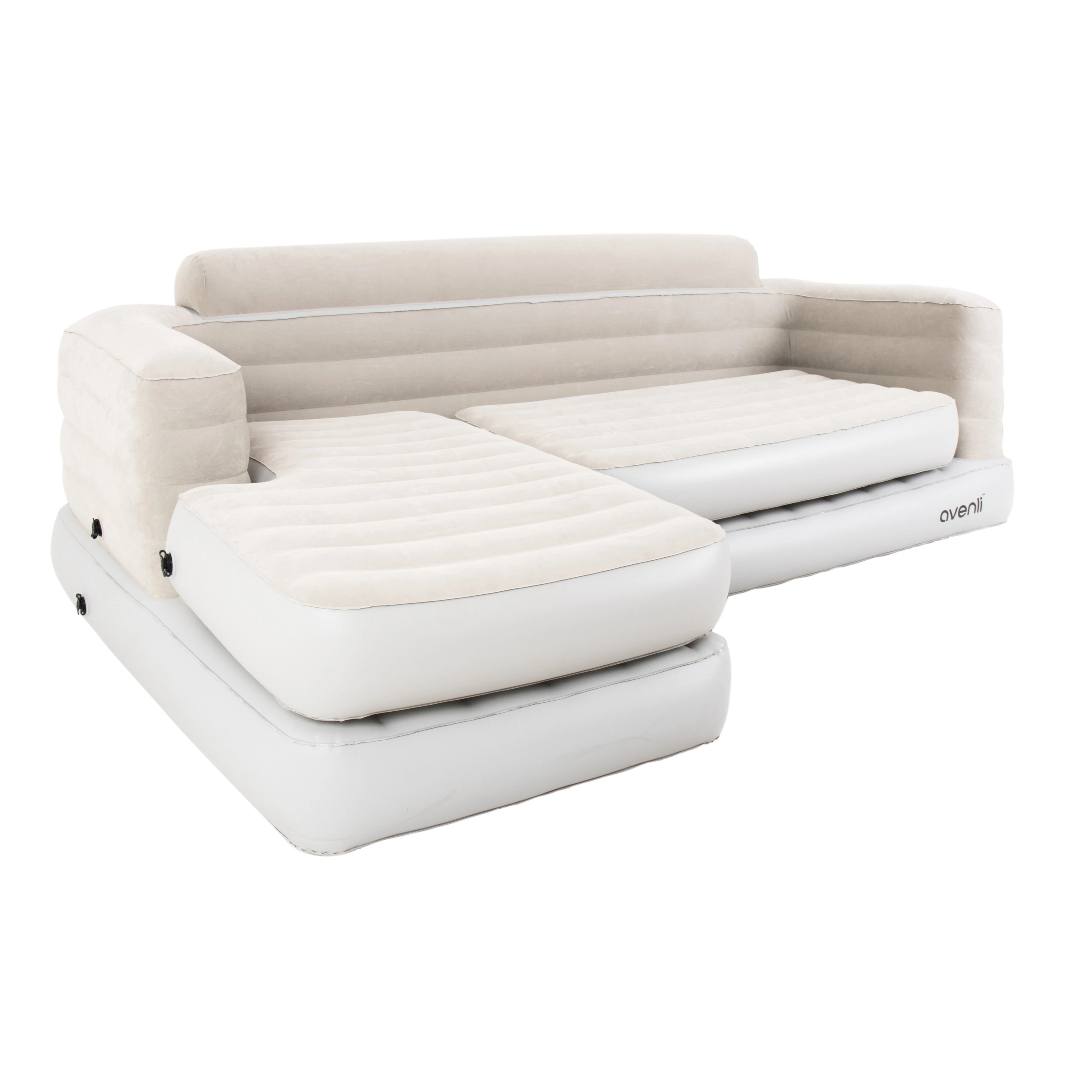 Avenli 22343 Deluxe Flocked Modular Couch Living Room air Sofa 205cm*160cm*80cm  Furniture Sofa Set