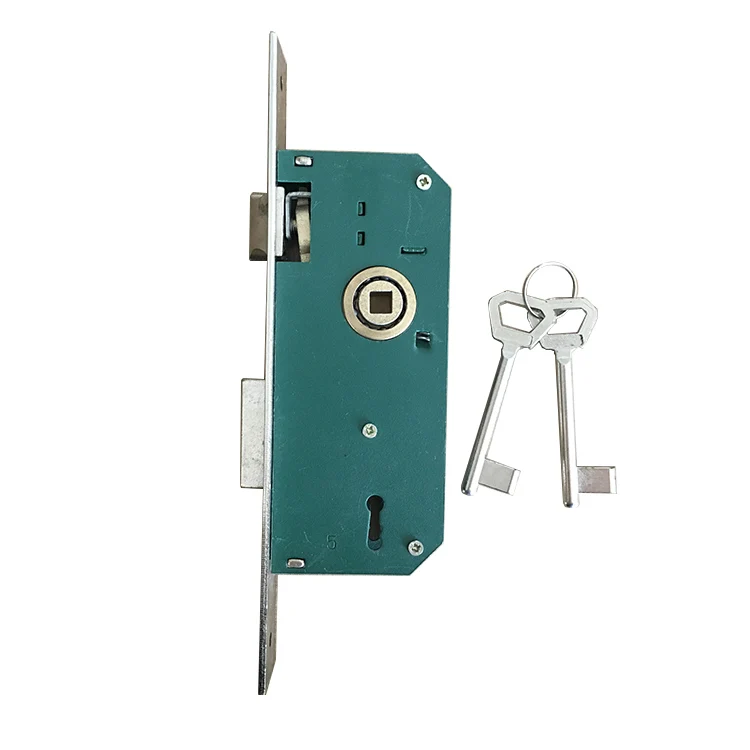 Sichere Sicherheit Grüne Eisenplatte Europäischer Standard 70 / 40mm Schlosskörper