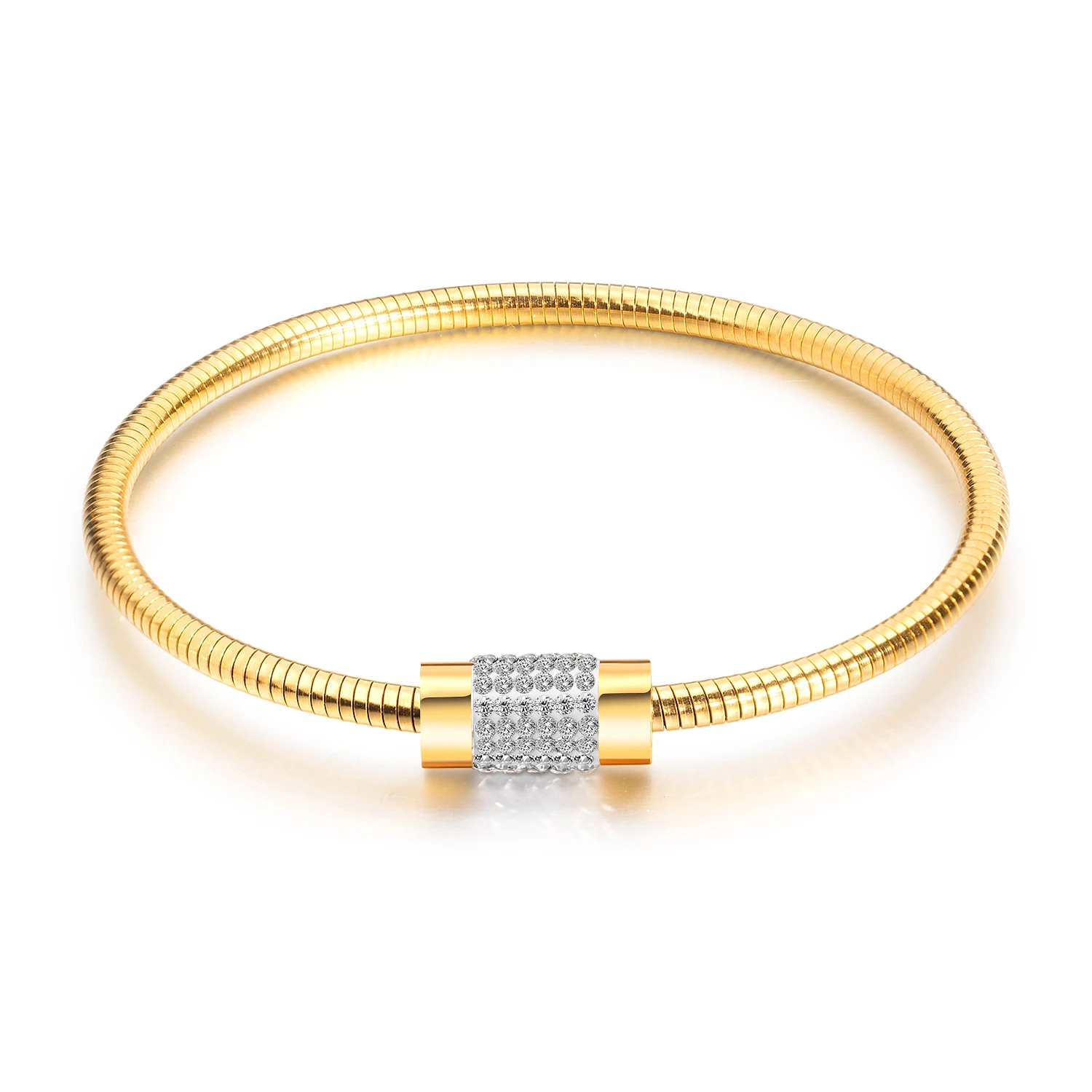 New Fashion Women Arrival Bling Bling Diamond Cz Tennis Bangle Charm Mom Loves Bracelet