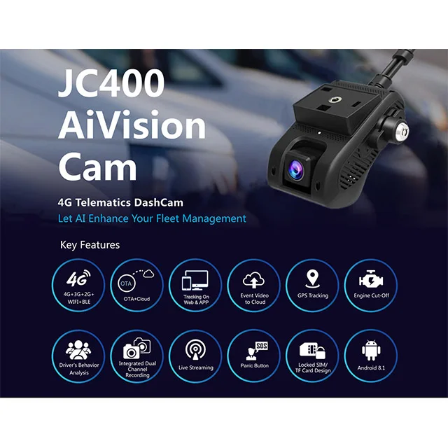  JC400 4G видеорегистратор с двумя камерами видео в режиме реального времени GPS отслеживания Wi-Fi удаленный мониторинг об автомобильном видеорегистраторе (DVR рекордер бесплатная