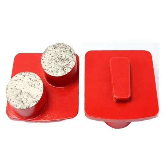 Double Rounds Redi Lock Diamond Metal Floor Polishing