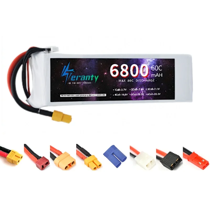 3S Lipo аккумулятор 11 1 В 6800 мАч 60C RC игрушечный автомобиль лодки Дрон запчасти с XT60 XT90 T Deans EC5 Plug гоночная модель Запчасти