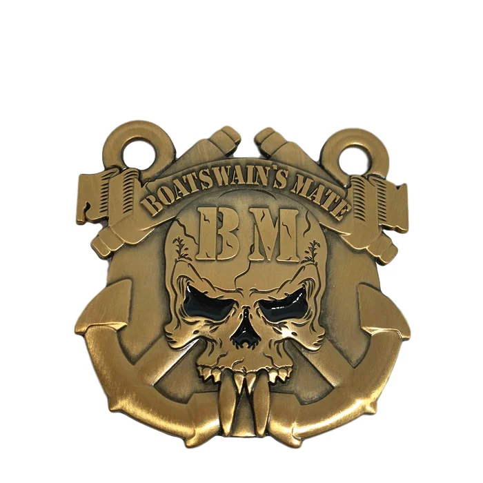 Unique full 3D challenge coins manufacturer custom design metal antique bronze 3D souvenir coins