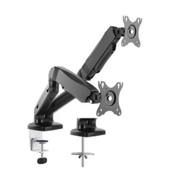 LCD Monitor Stand Gas Spring double Monitor Arm 90 Degree laptop stands adjustable