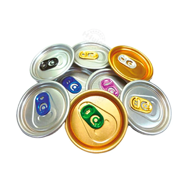wholesale customized color beverage can end canned drinks Protective 202 B64 SOT CDL easy open can jar lid cover