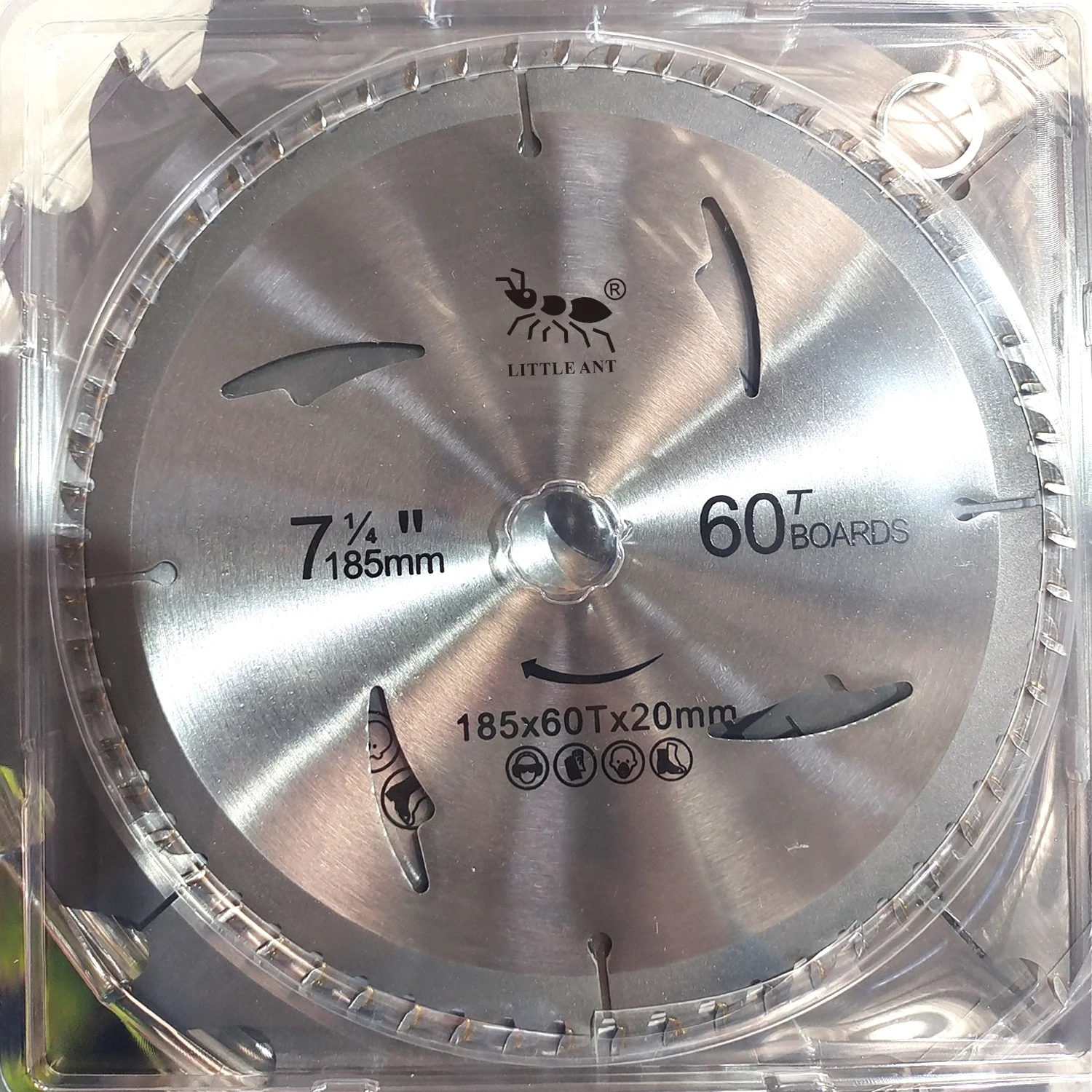 7 1/4 Inch 185mm 60 Teeth TCT Circular Saw Blade For Wood