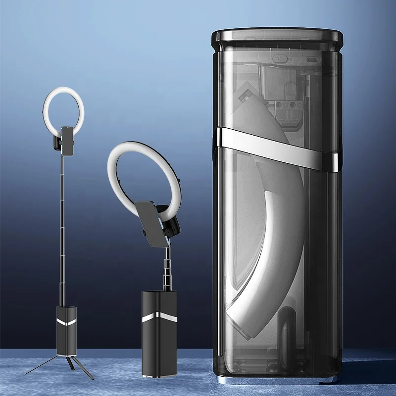 10 Inch 26cm Selfie Ring Light Makeup Folding Design Color Changing Rechargeable Led Lash Lamp With Tripod Stand