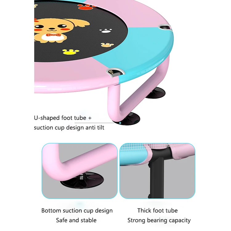 Big Garden Round Outdoor kids single bungee Jumping trampoline for sale Cheap Unisex Steel