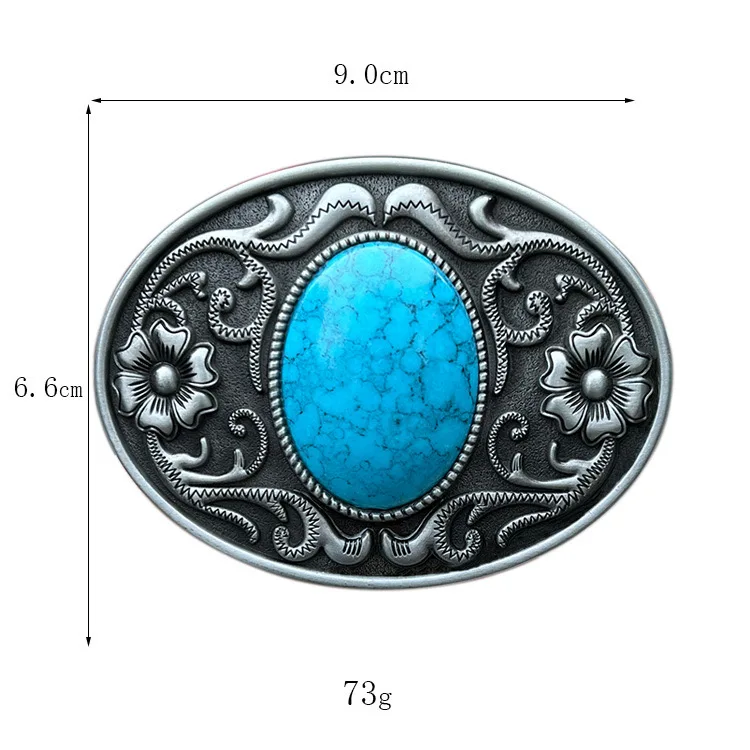 Wholesale Onyx Stone Men Belt Buckles Various Styles Cowboy Conchos Buckles for Belts