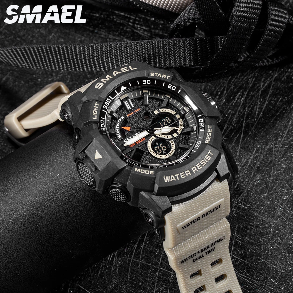 SMAEL new men watch smael 1809 sports quartz watch for survival in the wild