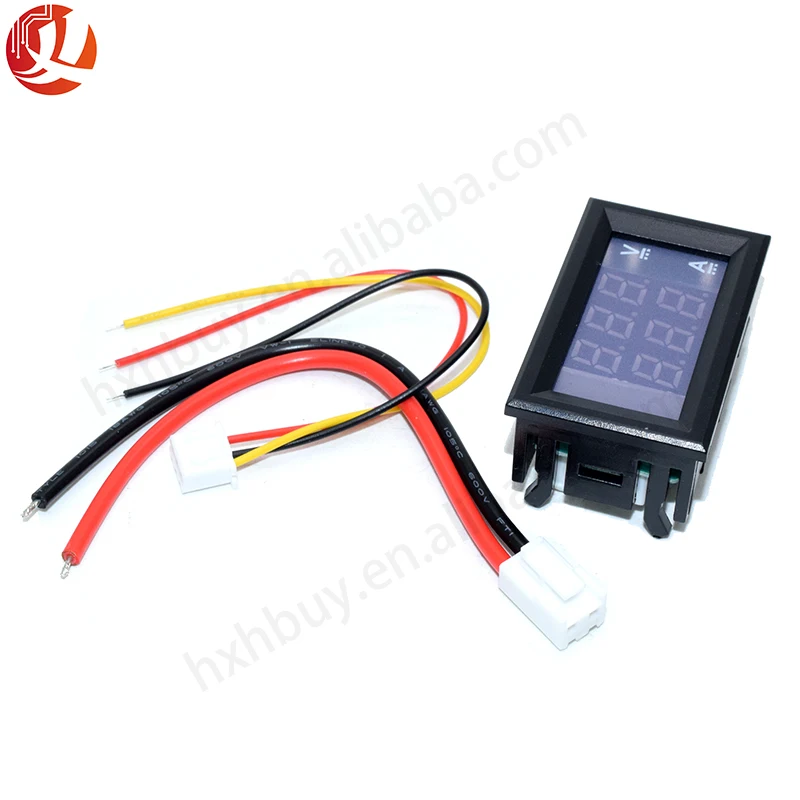 0.28Digital Ammeter Voltmeter DC0-100V/10A dual LED Display