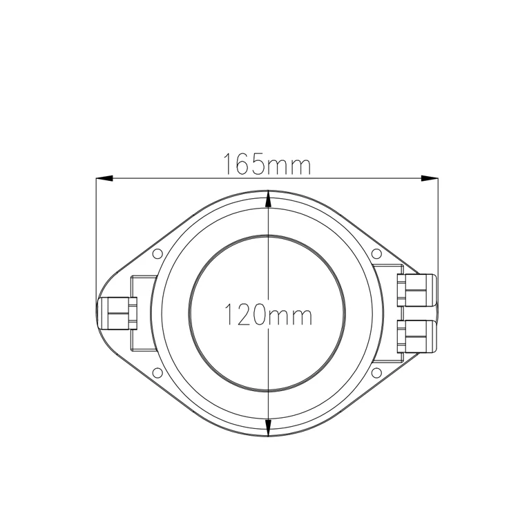 
LED lighting accessories 110V AC12V 200W waterproof transformer 