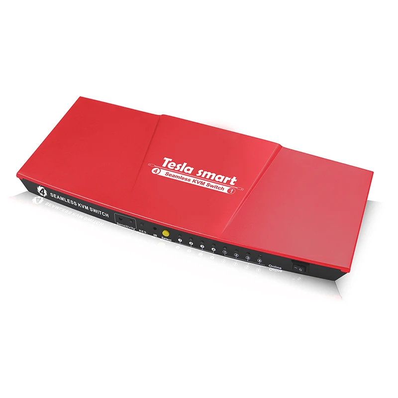 IR Seamless  switch 4 ports Usb 2.0  Kvm Switch  High Quality CE FCC