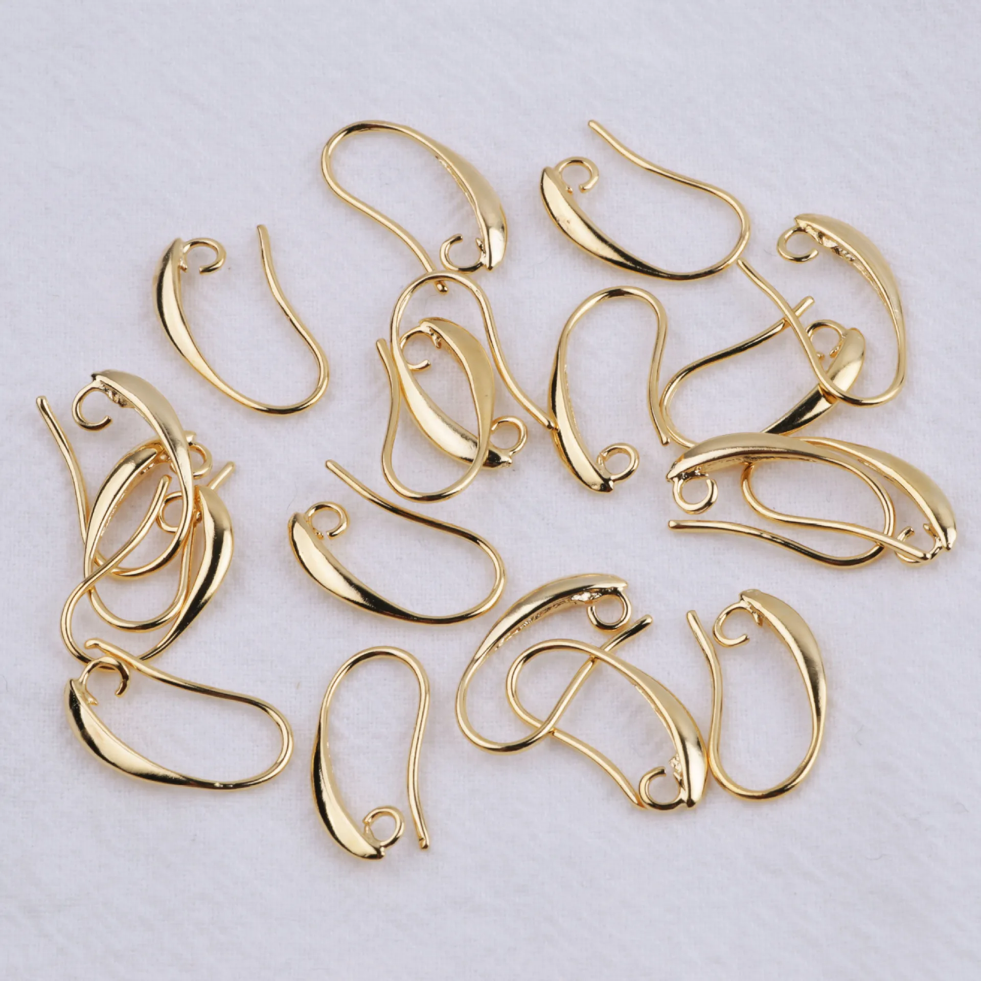 Wholesale 18K 14K Gold Brass Ear Wire Hooks Various Types Of Ear Hooks Earring Accessories For Huggie Dangle Earring Making