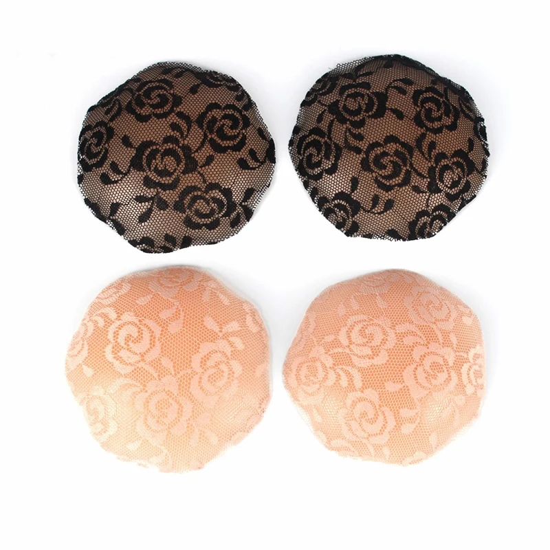 High Quality Sexy Elegant Lace Nipple Cover Stickers Soft Washable Invisible Silicone Nipple Covers