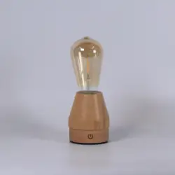 Новый Заводской дизайн, миниатюрная перезаряжаемая сенсорная Беспроводная винтажная атмосферная Настольная лампа для бара и ресторана