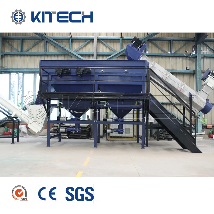 HDPE Container washing line / PE PP plastic pallet recycling machine