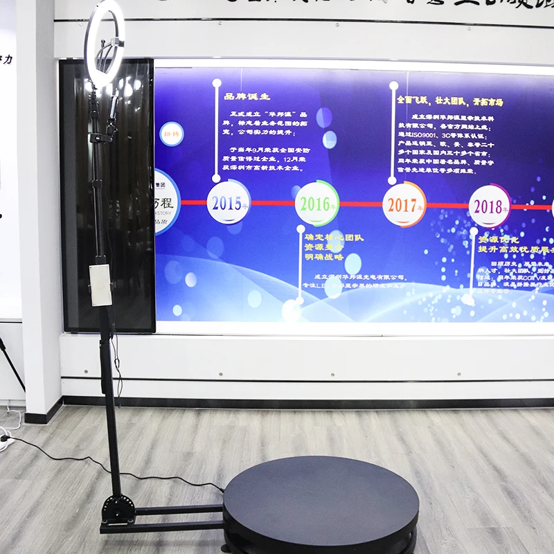 Dropshipping Ready to Ship Wedding Social Portable Classic Selfie Slow Motion 360 Degree Spin Camera Photo Booth