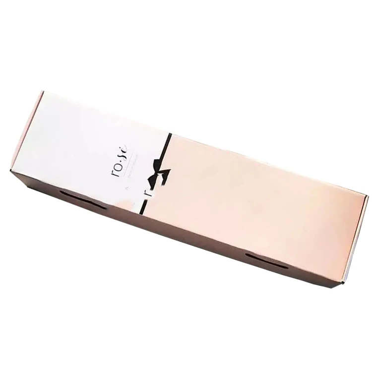 custom printed flower rose gift packaging box corrugated cardboard delivery box folding flower long shipping boxes