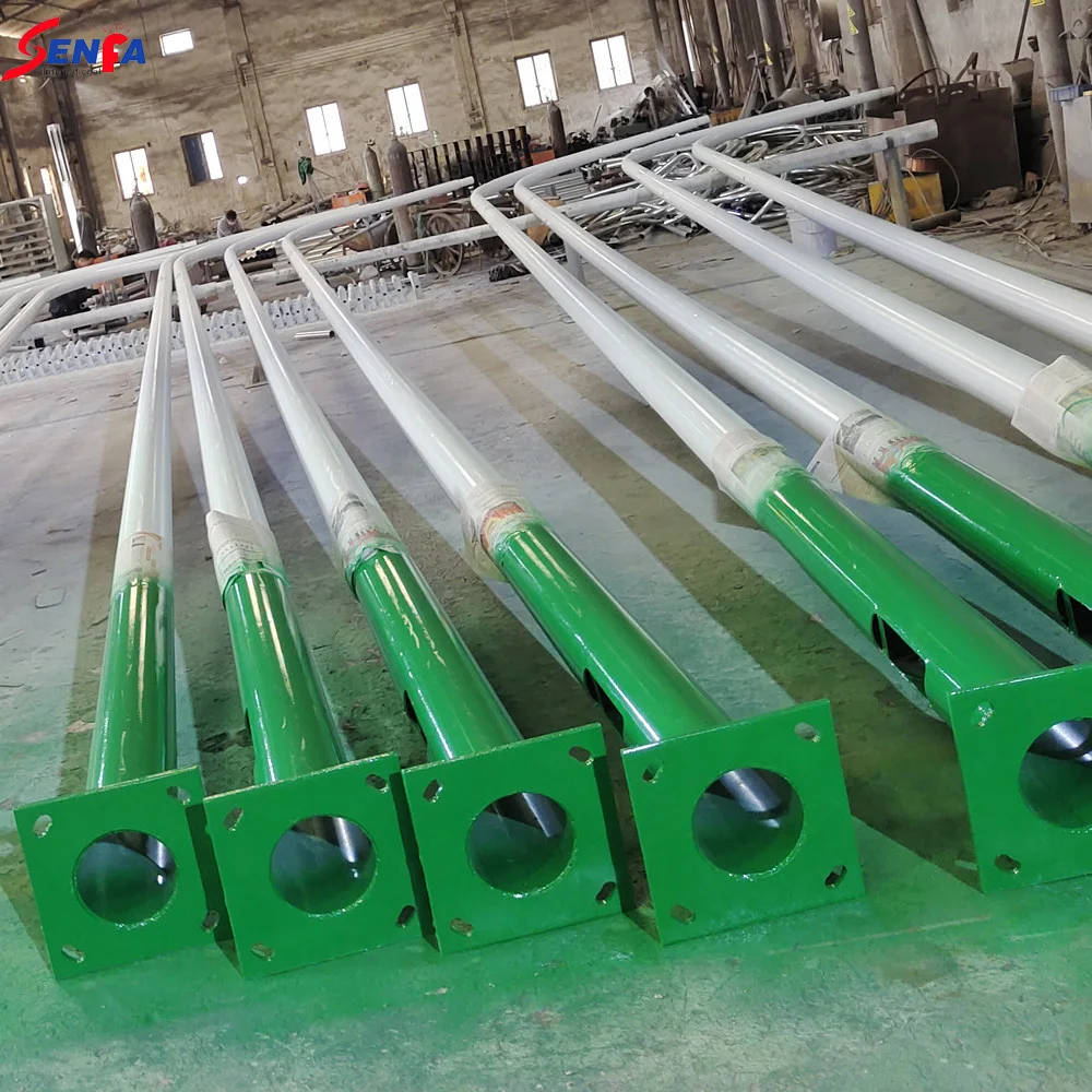 Outdoor 3m 6m 10m 11m 15m 8 Meter Height Aluminum Street stadium lighting Light Poles For Lighting