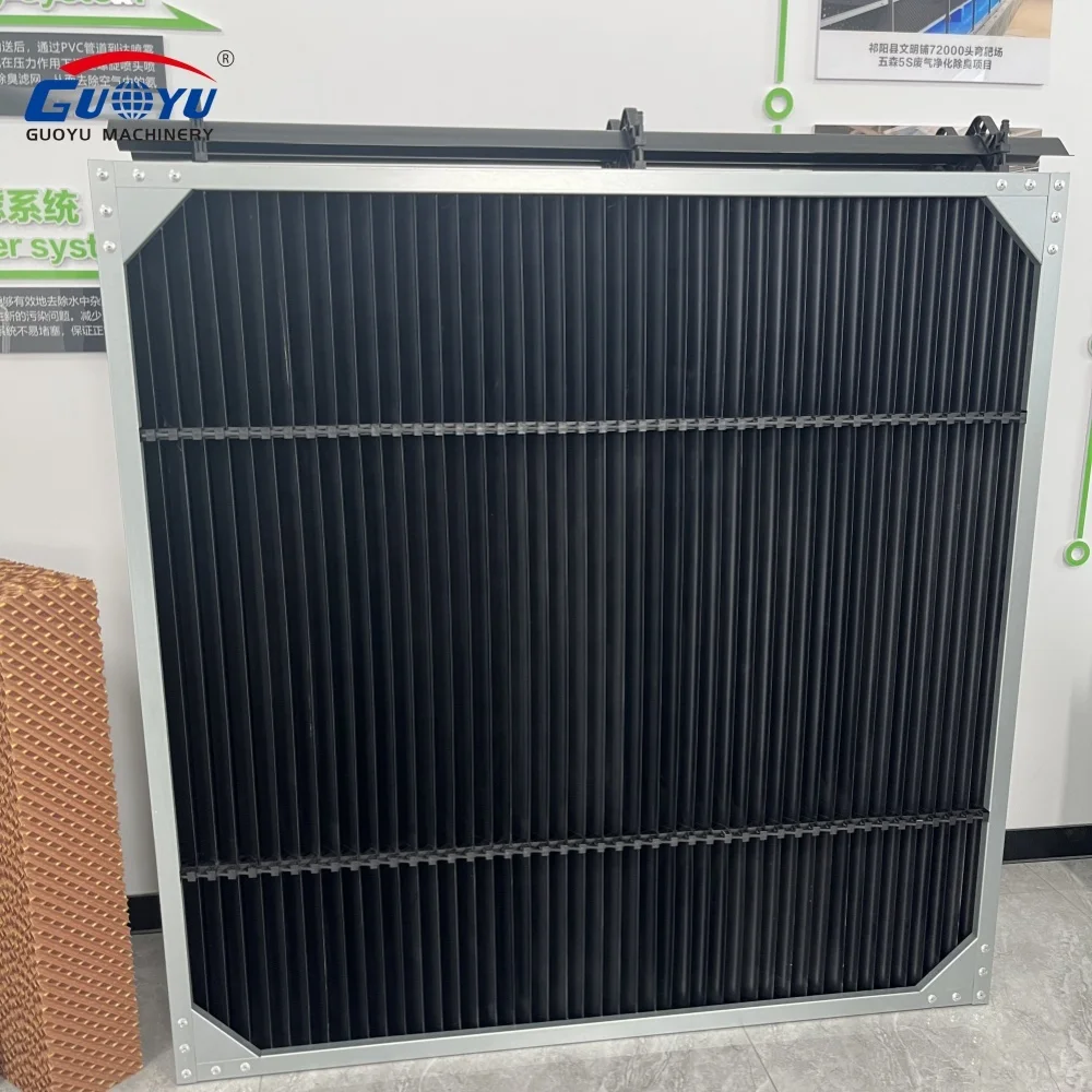 High quality  low price PVC material galvanized sheet frame light trap for greenhouse and poultry house resistant to sunlight