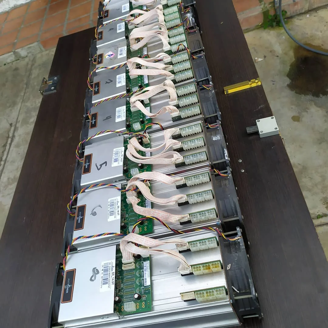  2021 б/у Майнер биткоинов Antminer S9 S9I S9J 14T 14 5 T asic с оригинальным блоком питания