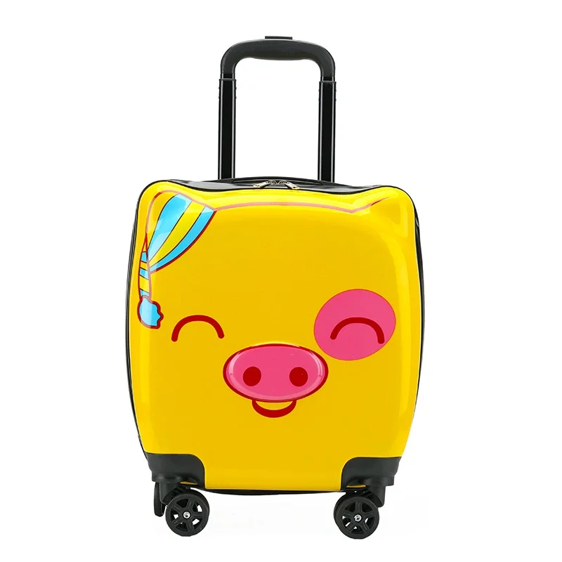 Hard Shell Children Fashion Luggage Kids Cartoon Trolley Suitcase for Travel