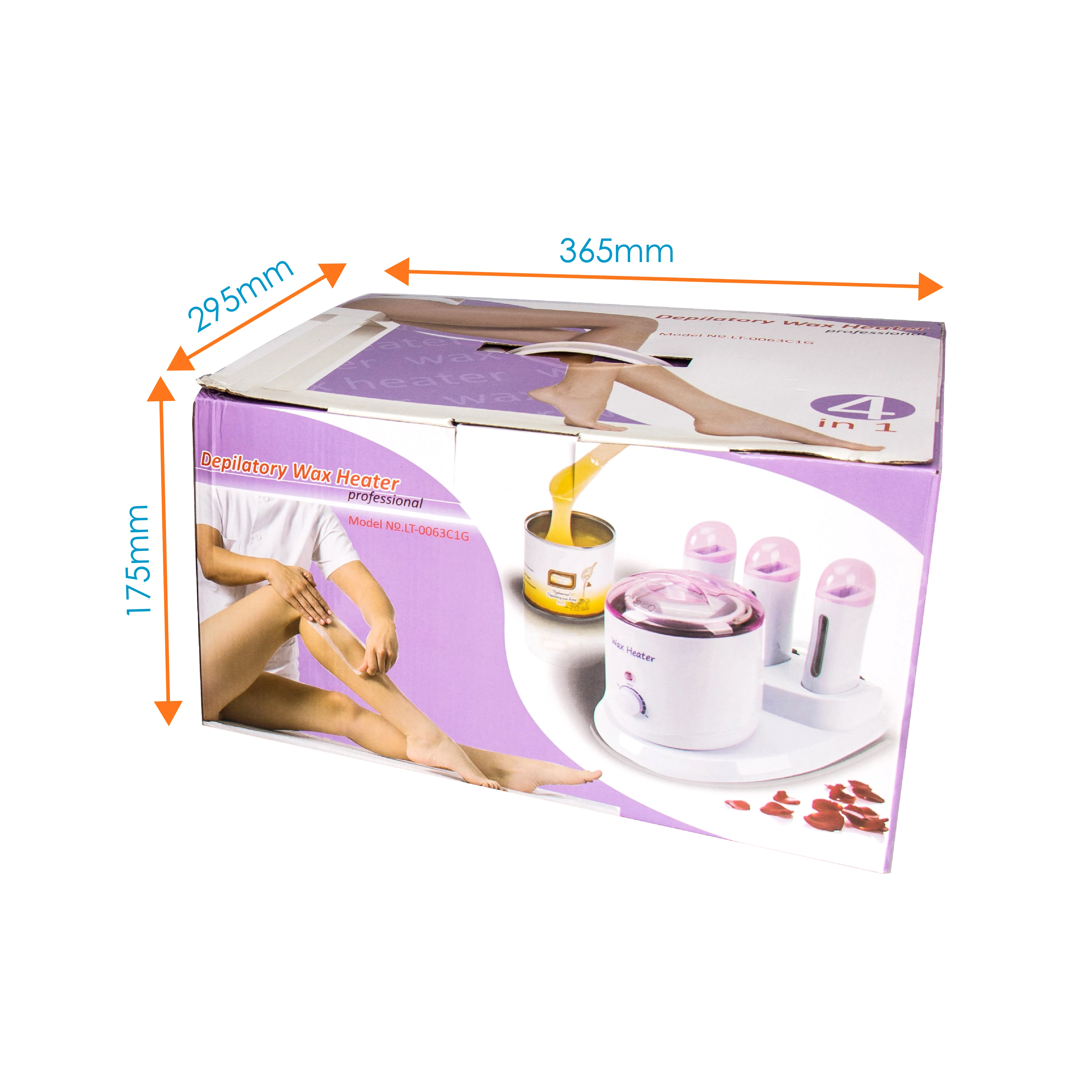 wax warming kit & Depilatory wax Heater set with roller wax warmer set & wax roll on heater