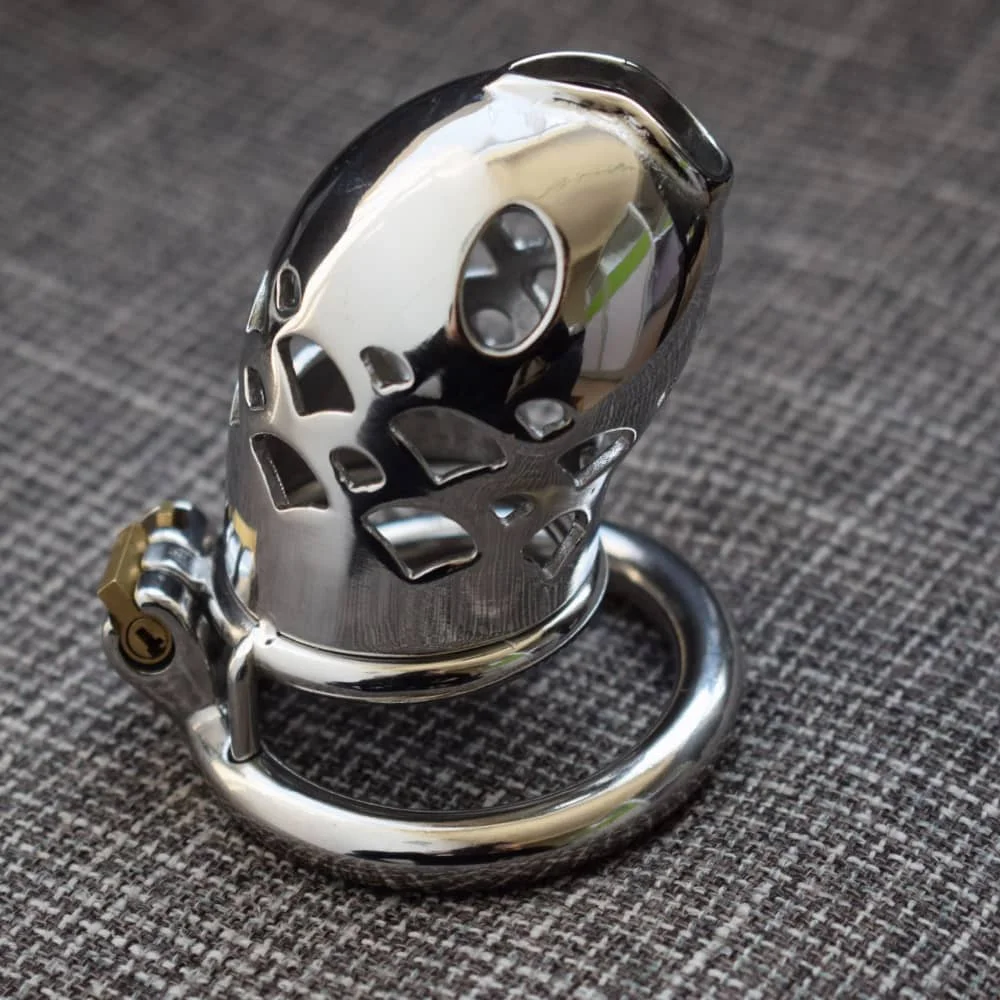 YOCY Fish Mouth Style Stainless Steel Male Chastity Device Cage Bandage Chastity Belt,Sissy chastity cage,chastity cage steel
