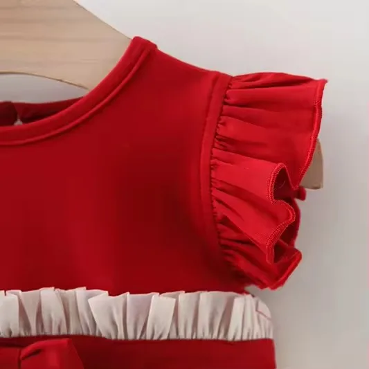 New Korean Summer Sleeveless Mesh Princess Dress Solid Sweet Girls Dress