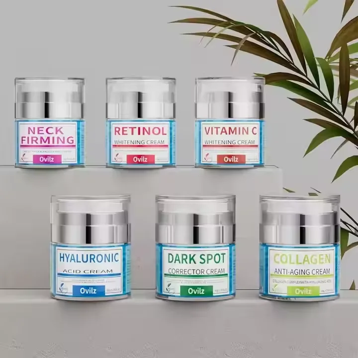 OVILZ Private Label customize moisturize Vitamin C and anti-aging retinol brightening best face skin cream