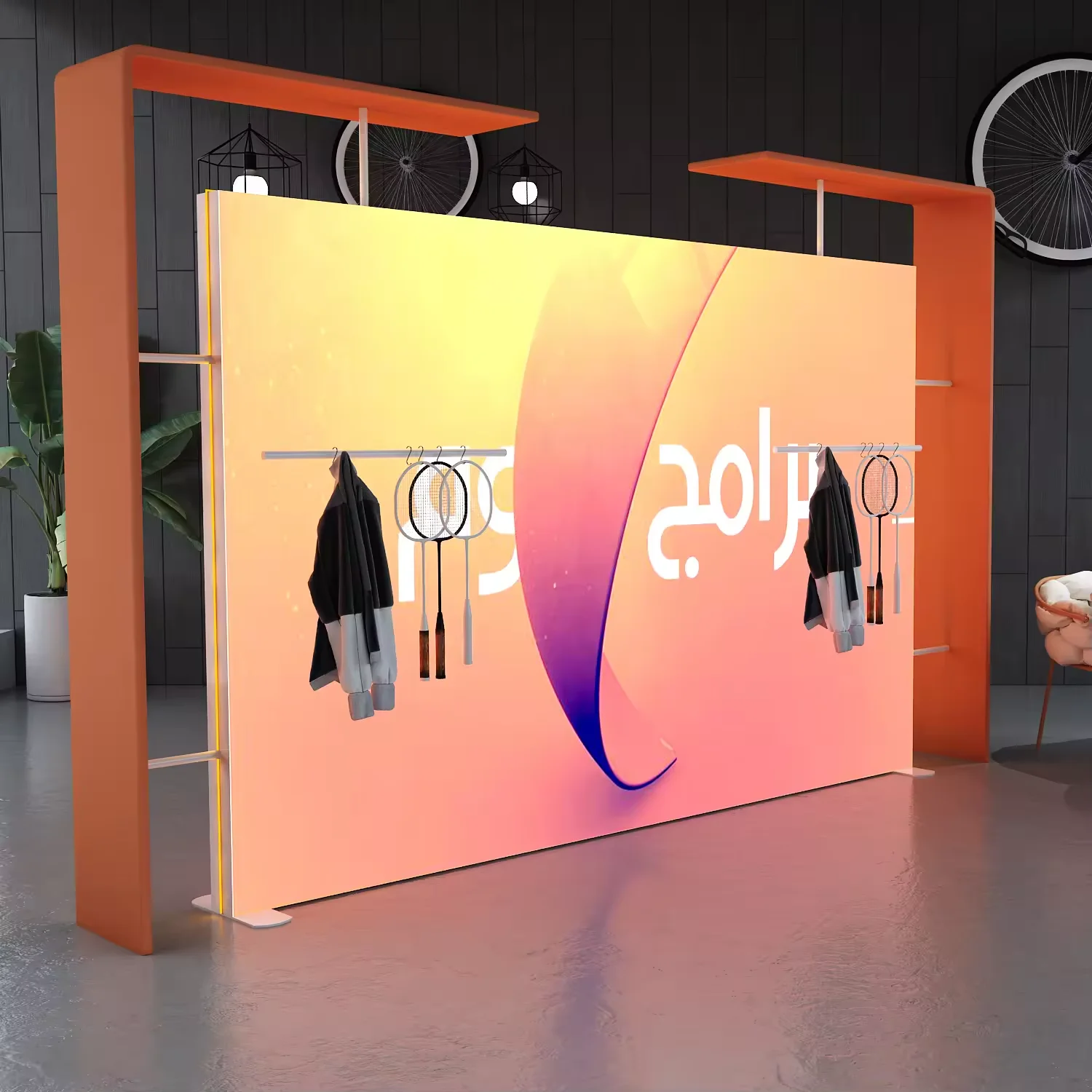 China Manufacturer Trade Show Display 6x6 Aluminum Fair Stand Exhibition Booth Designs Advertising Light Box