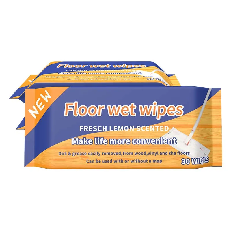 No pigment  Healthcare Customized Spunlace Non-woven Fabric floor wet wipes flash speed mop refill wipes