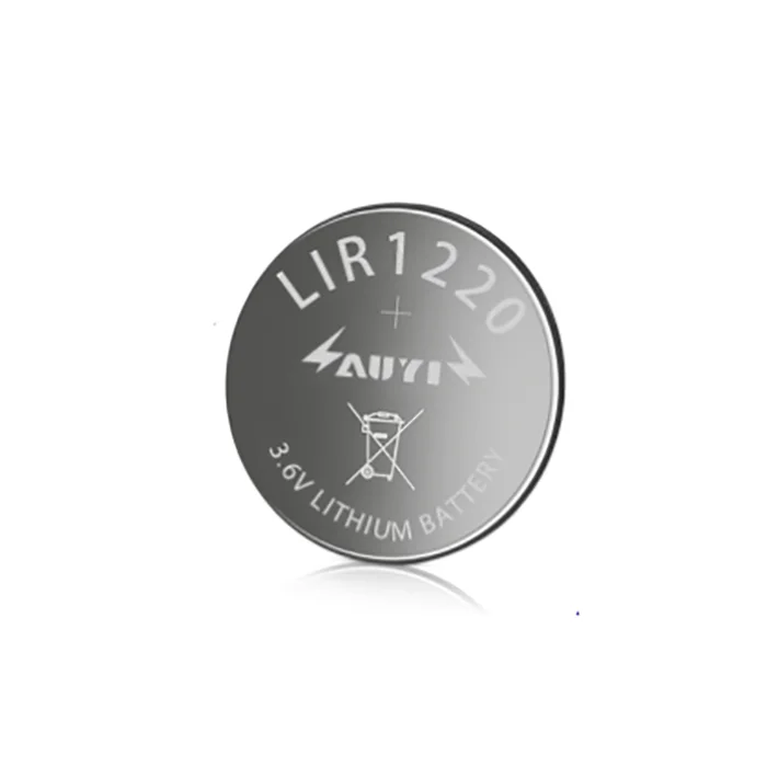 LIR1220 Rechargeable button batteries 3.6V 8mAh Button Cell Rechargeable battery LIR1220