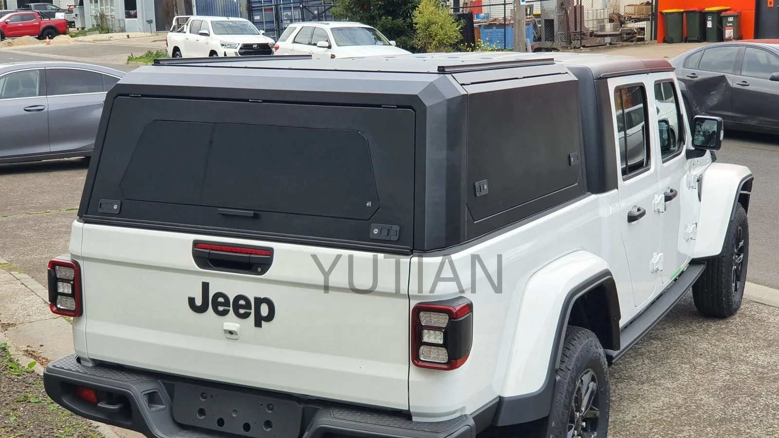 Топпер для грузовика, пикап, грузовик, водонепроницаемый Т-образный стальной навес для грузовика, твердый навес для JEEP GLADIATOR Canopy