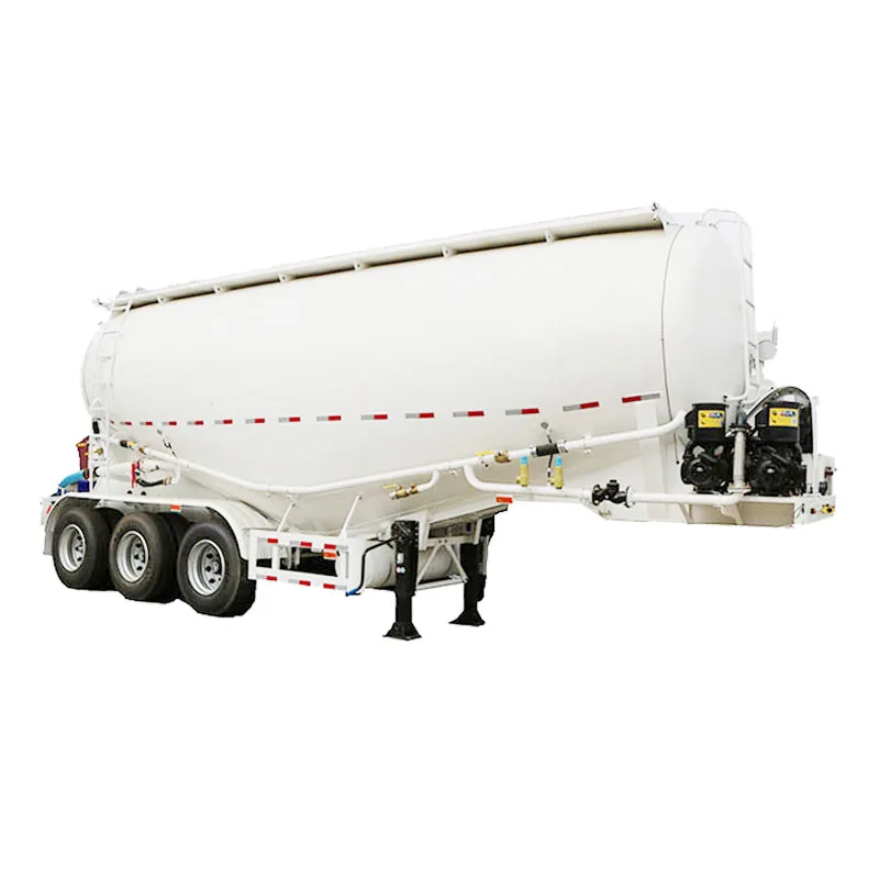 China 45 Cbm Dry Bulk & Pneumatic Tank Trailers V shape bulk cement semi trailer for sale