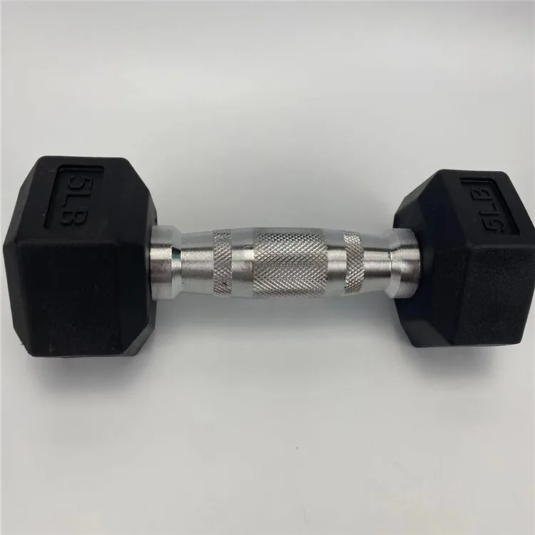Set Rubber Hex Dumbbell For Sale